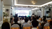 Đồng chí Phan Thiên Định - Phó Chủ tịch UBND tỉnh phát biểu tại Hội nghị